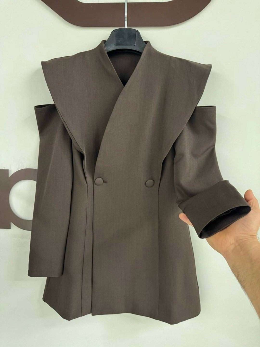 женский жилет,женские жакеты,двубортный жакет,женский асимметричный блейзер twotwinstyle