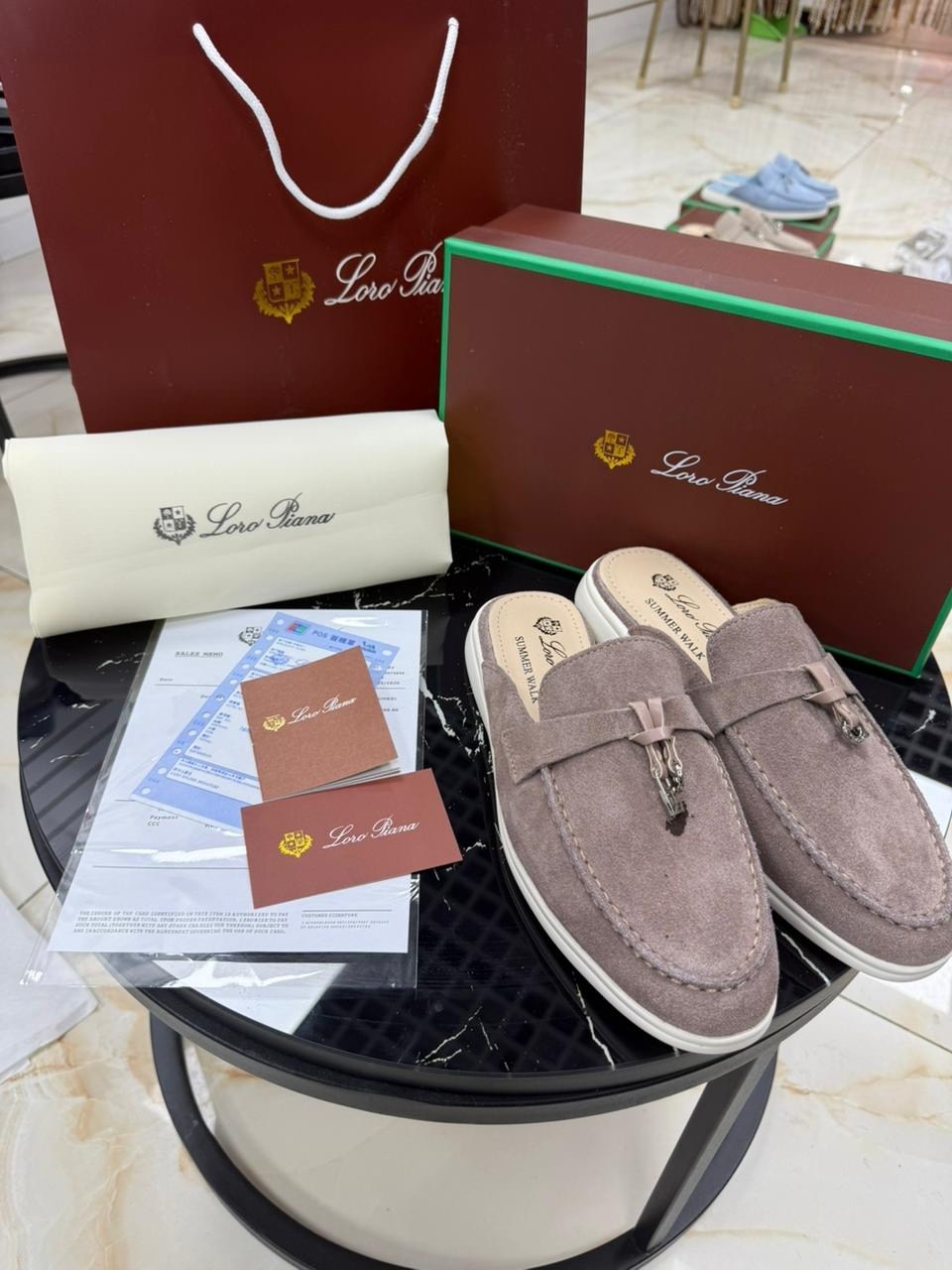 женские замшевые мюли loro piana бежевые,мюли loro piana,замшевые мюли,лоферы loro piana,