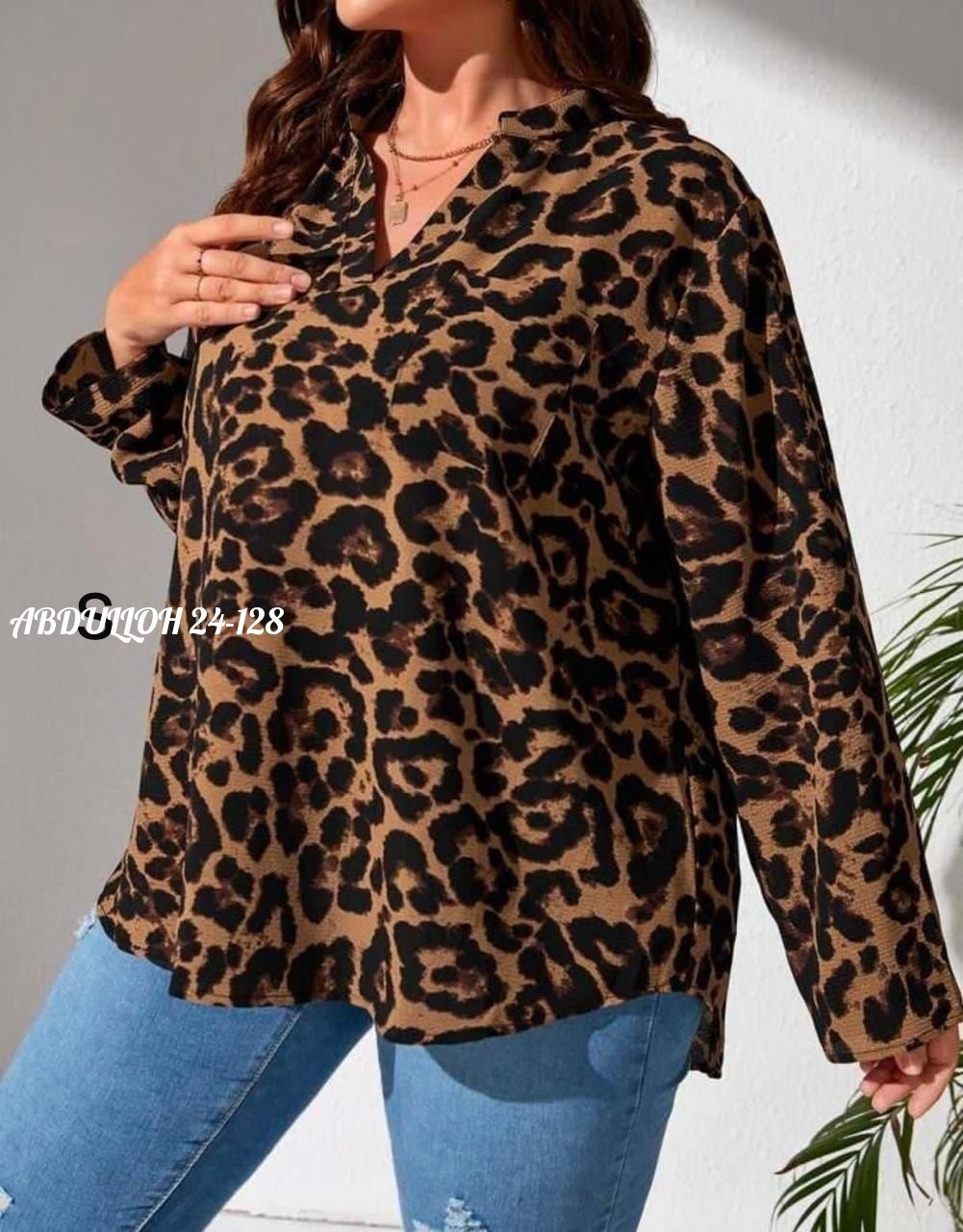 блузка кофточка,блузка женская,женские блузки и рубашки,рубашка женская,clasi рубашка больших размеров леопардовый принт shein