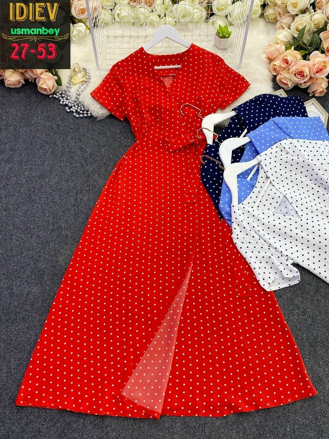 платье в горошек,платье-туника,платье в горох длинное,женское платье,женское платье в горошек