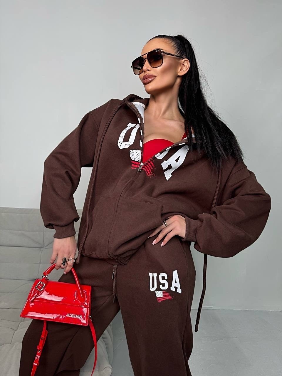 комплект спортивного костюма usa толстовка jogger,спортивные костюмы женские на флисе,спортивный костюм,костюм женский,спортивный костюм толстовка