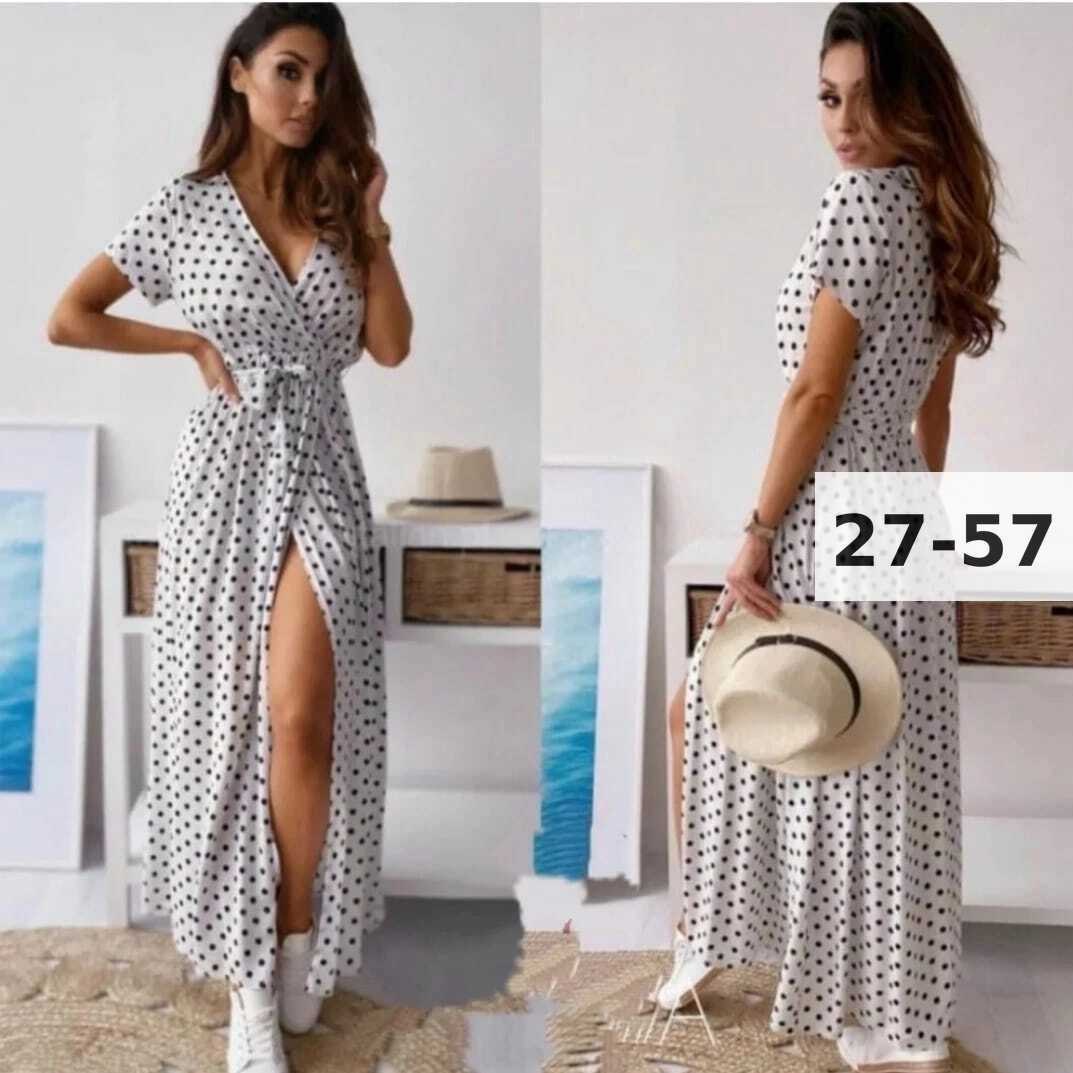 женское платье в горошек,женское платье,красное платье в горошек,платье,удлиненное платье