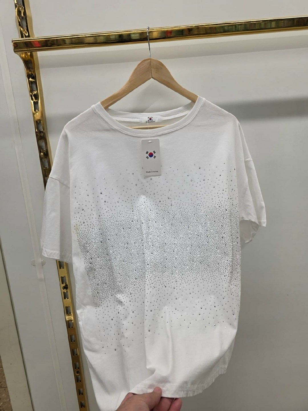 женская футболка,футболки модные,футболка оверсайз со стразам,футболки белые,летние футболки