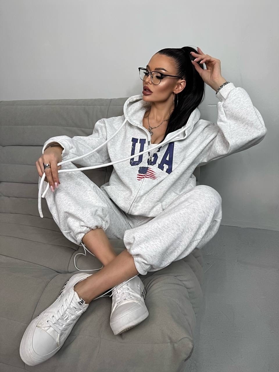 комплект спортивного костюма usa толстовка jogger,спортивные костюмы женские на флисе,спортивный костюм,костюм женский,спортивный костюм толстовка