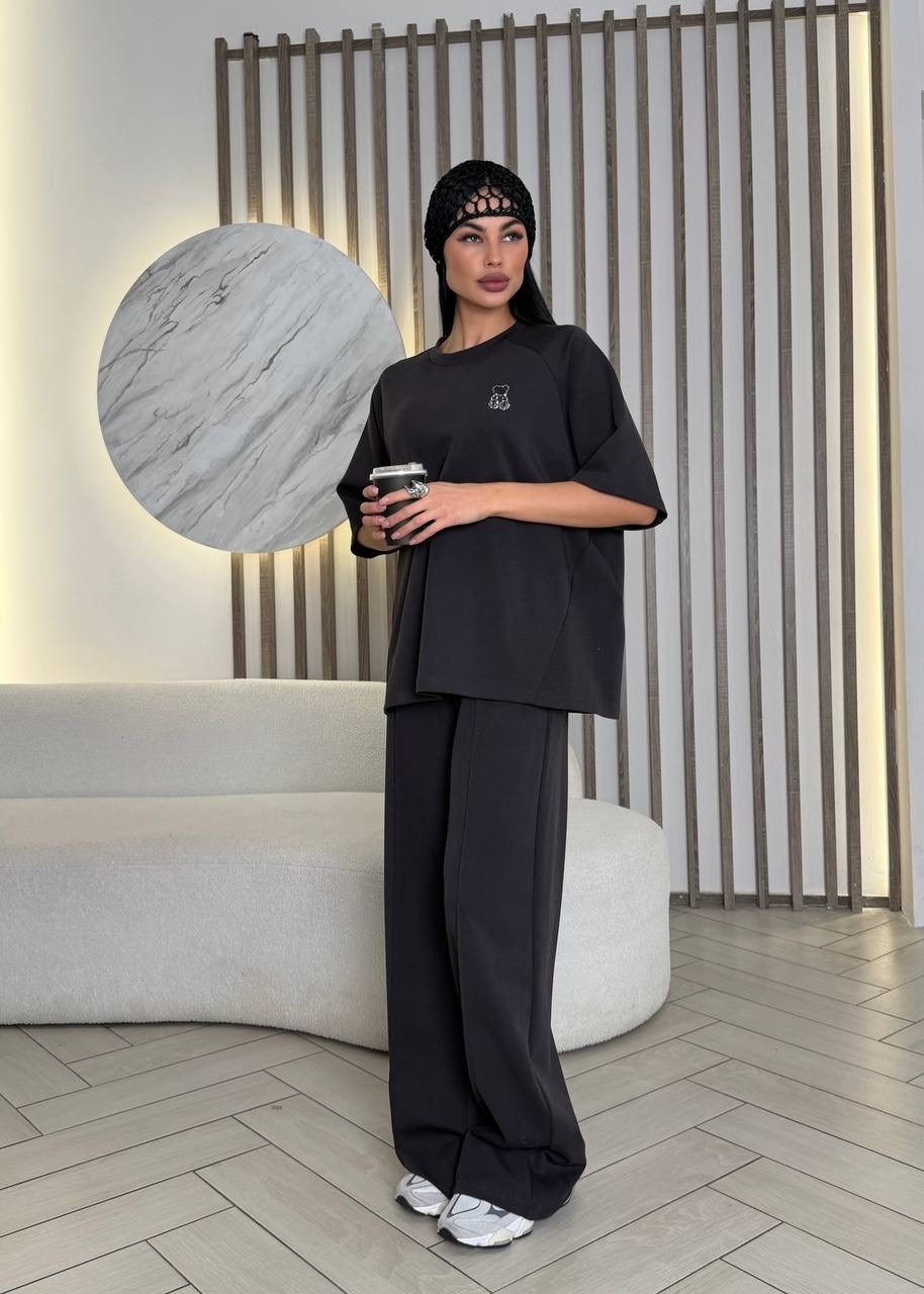 костюм оверсайз,женские костюмы,женский костюм оверсайз,спортивные костюмы оверсайз,свитшот и брюки