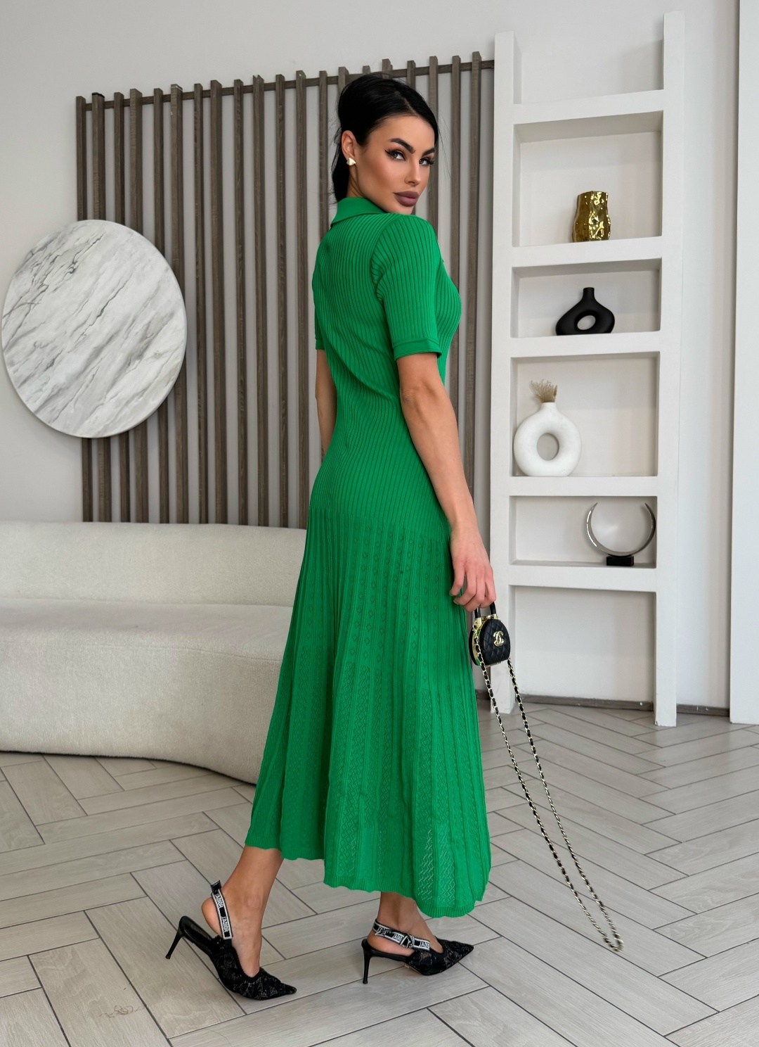 вязаные платья,платье с зеленым,трикотажное платье,стильное платье,платье