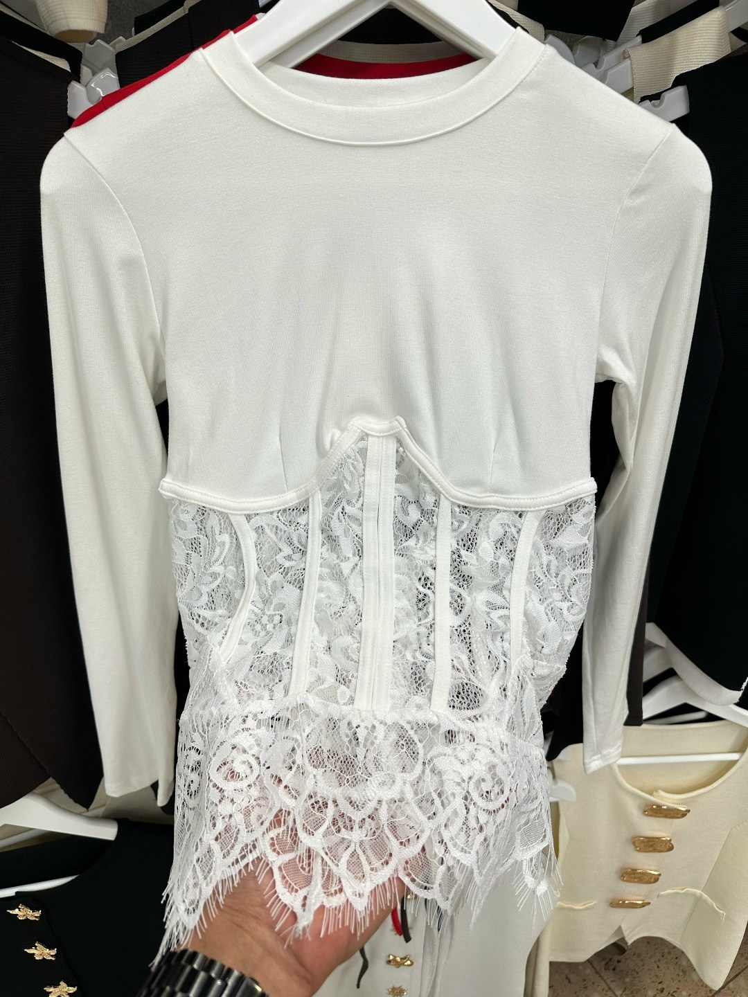 корсет кружевной,giuseppe di morabito футболка в стиле корсета черный,блузка кружева,кружевная блузка,блузки