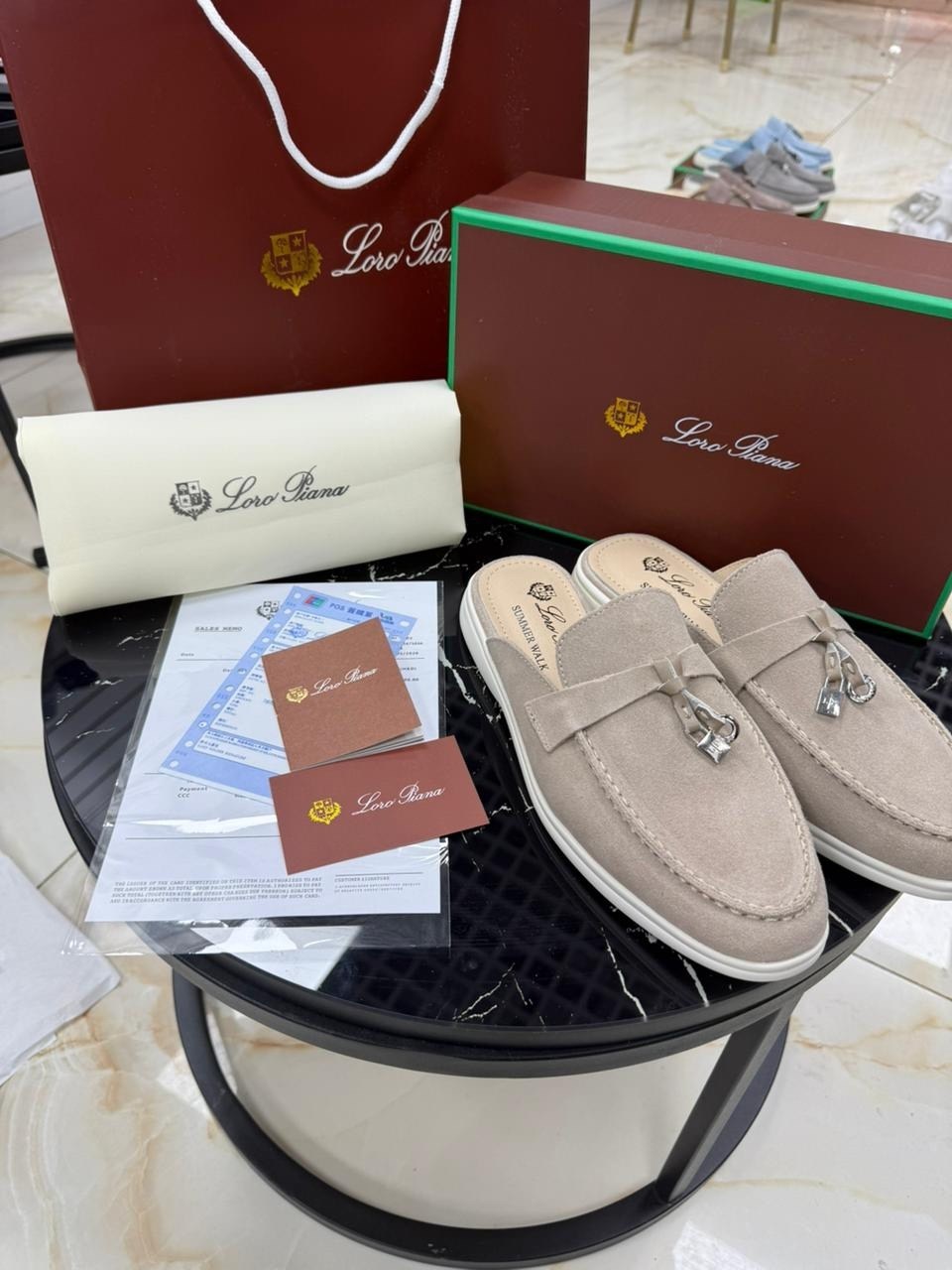 женские замшевые мюли loro piana бежевые,мюли loro piana,замшевые мюли,лоферы loro piana,