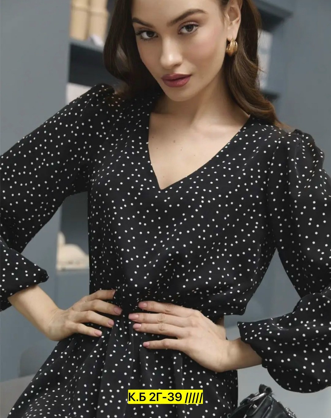 платье миди повседневное в горошек,платье женское в горошек,женское платье в горох,платье в горошек приталенное,платье