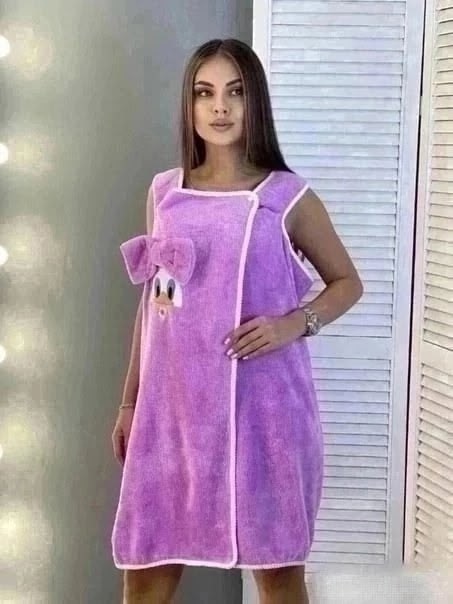 полотенце халат женский,женские халаты,полотенце халат,халат из микрофибры,халат женский банный