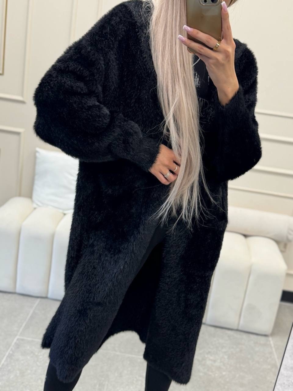 кардиган альпака,пальто кардиган,кардиган удлиненный,кардиган,шуба искусственная длинная с капюшоном f naz furs