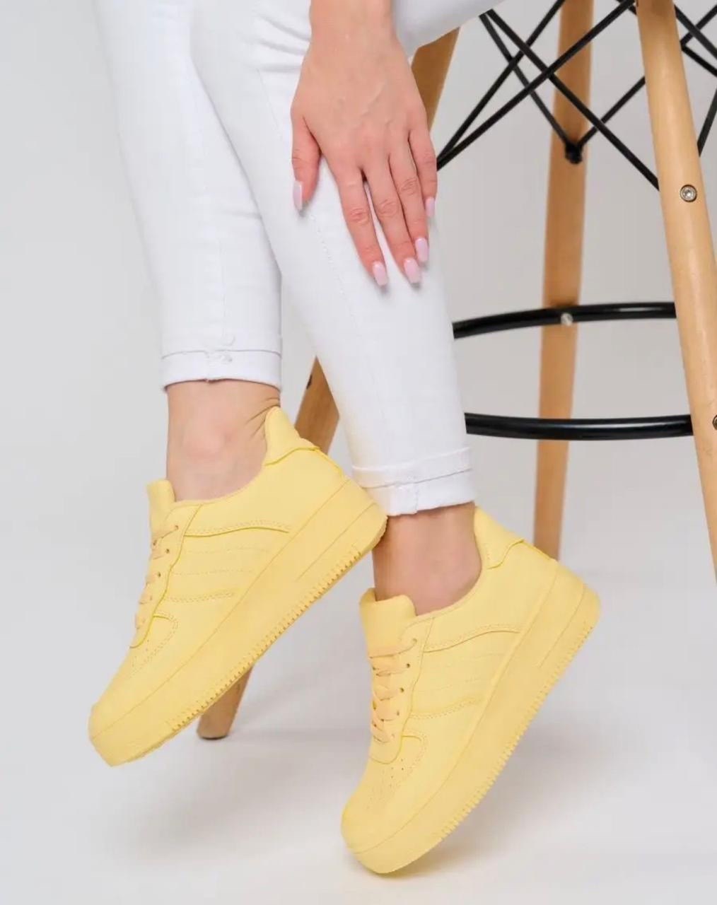 ,кроссовки женскиe,низкие кроссовки,ярко желтые кроссовки женские,повседневные кроссовки