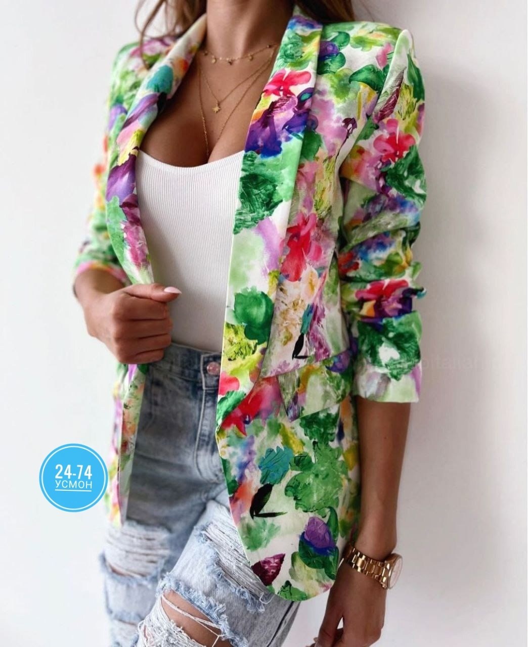 пиджак женский ,пиджак с цветочным принтом,цветной пиджак женский,пиджак с принтом,жакет с цветочным принтом