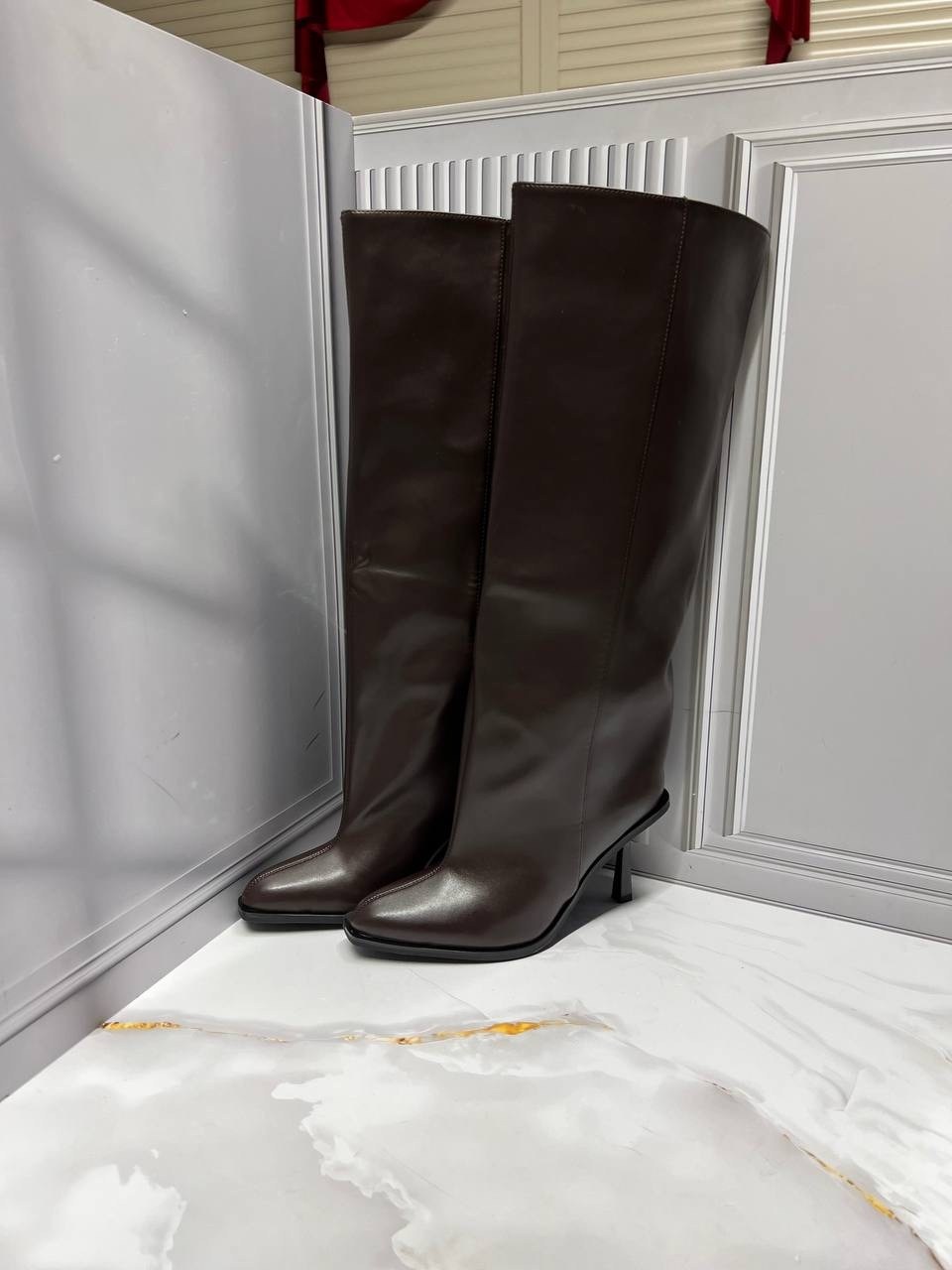 сапоги женские,сапоги до колена на высоком каблуке с острым носком,сапоги,высокие сапоги,