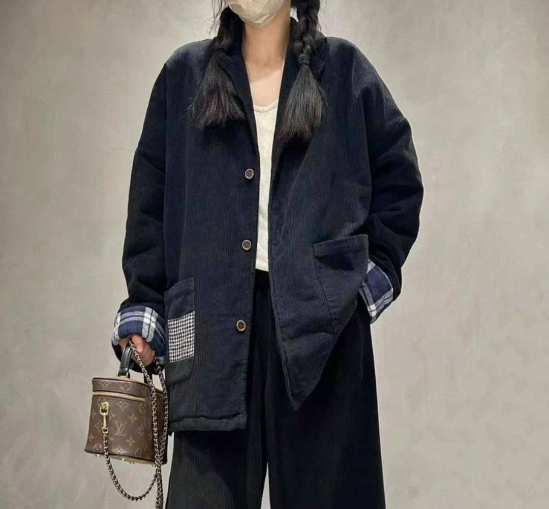 куртка фуфайка в стиле бохо вельветовая утепленная оверсайз,модная куртка,повседневная куртка,теплая куртка,вельветовая куртка оверсайз