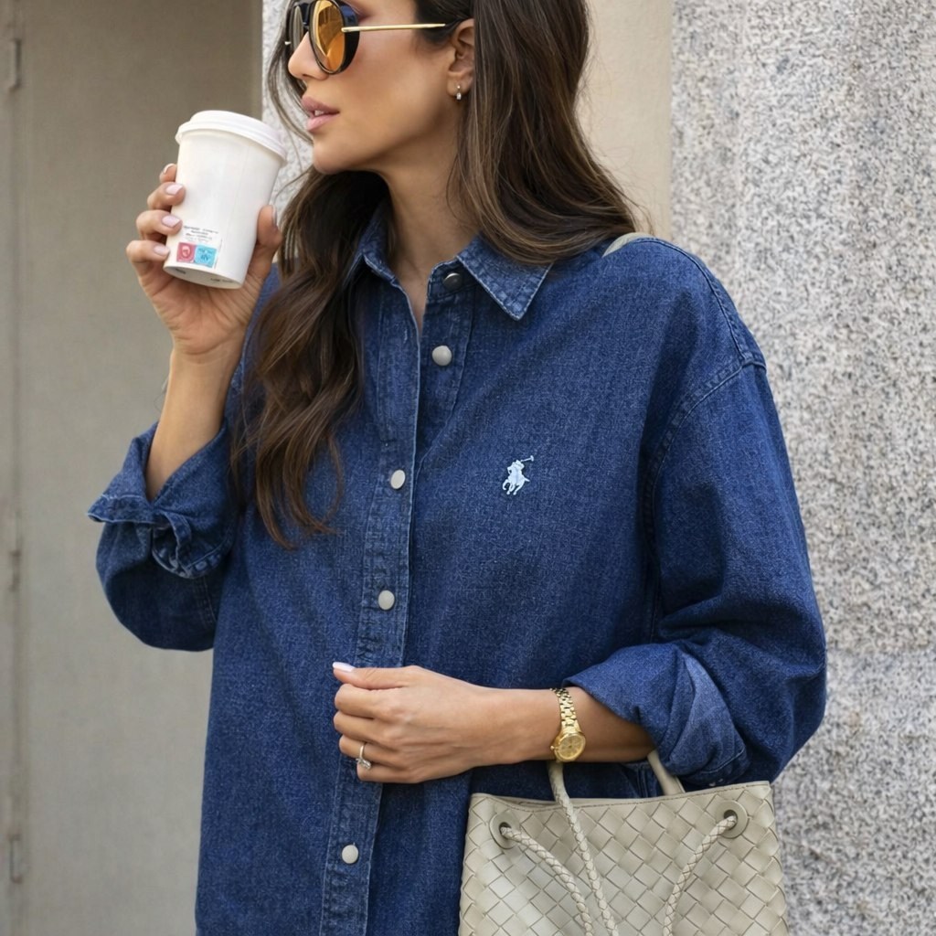 джинсовая рубашка polo ralph lauren,ральф лорен джинсовая рубашка женская,рубашка женская джинсовая,джинсовая рубашка,рубашка женская