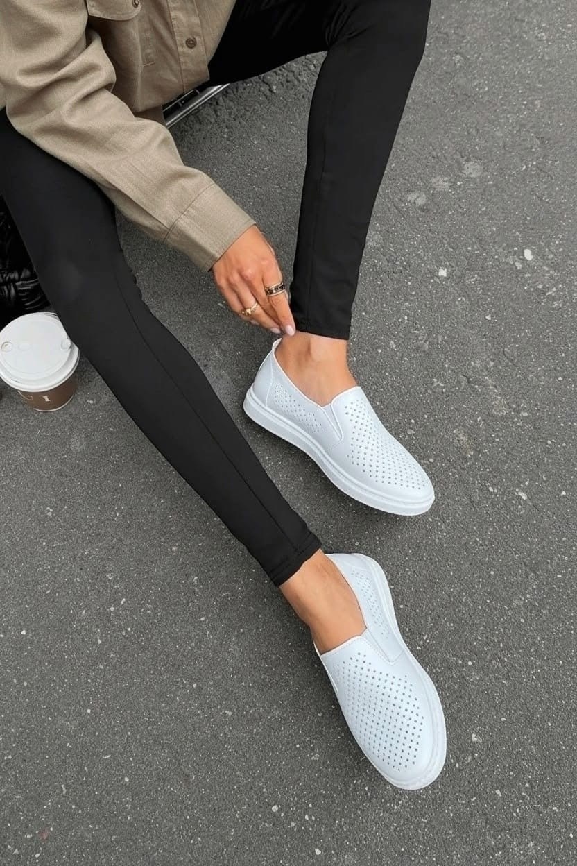 слипоны с перфорацией женские,слипоны женские,слипоны с перфорацией,слипоны женские летние,слипоны женские белые