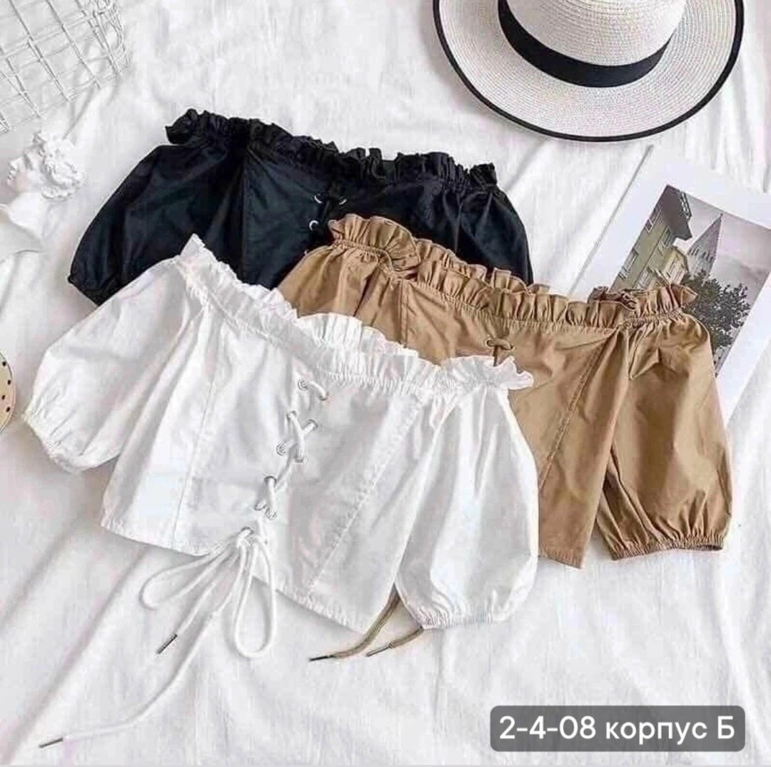 блузка для девочек,модная блузка,блузка с завязками,блуза с открытыми плечами