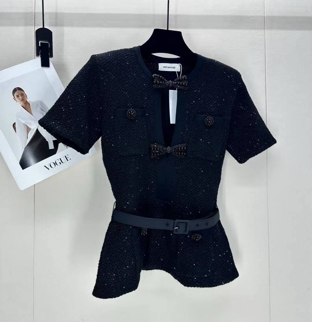 шанель мода,в стиле шанель,блузка стильная,женское твидовое платье с коротким рукавом с поясом-цепочкой