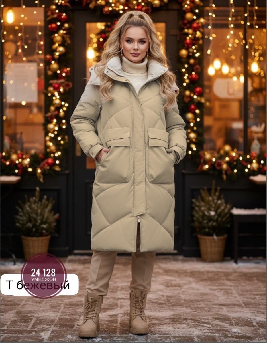 пальто twin tip 43809 зимнее серо-зеленое,пальто пуховик зимнее стеганое с капюшоном twin tip,пуховик женский,пальто пуховик зимнее стеганое с капюшоном twin tip серо-зеленое,пальто зимнее