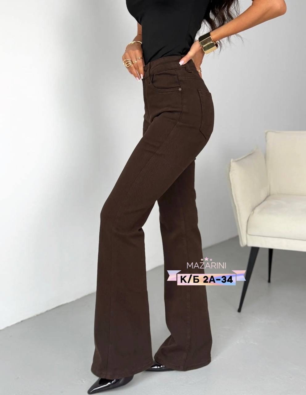 женские брюки - клеш,женские брюки,женские брюки - клеш темно-коричневые,брюки клеш,брюки женские от производителей оптом