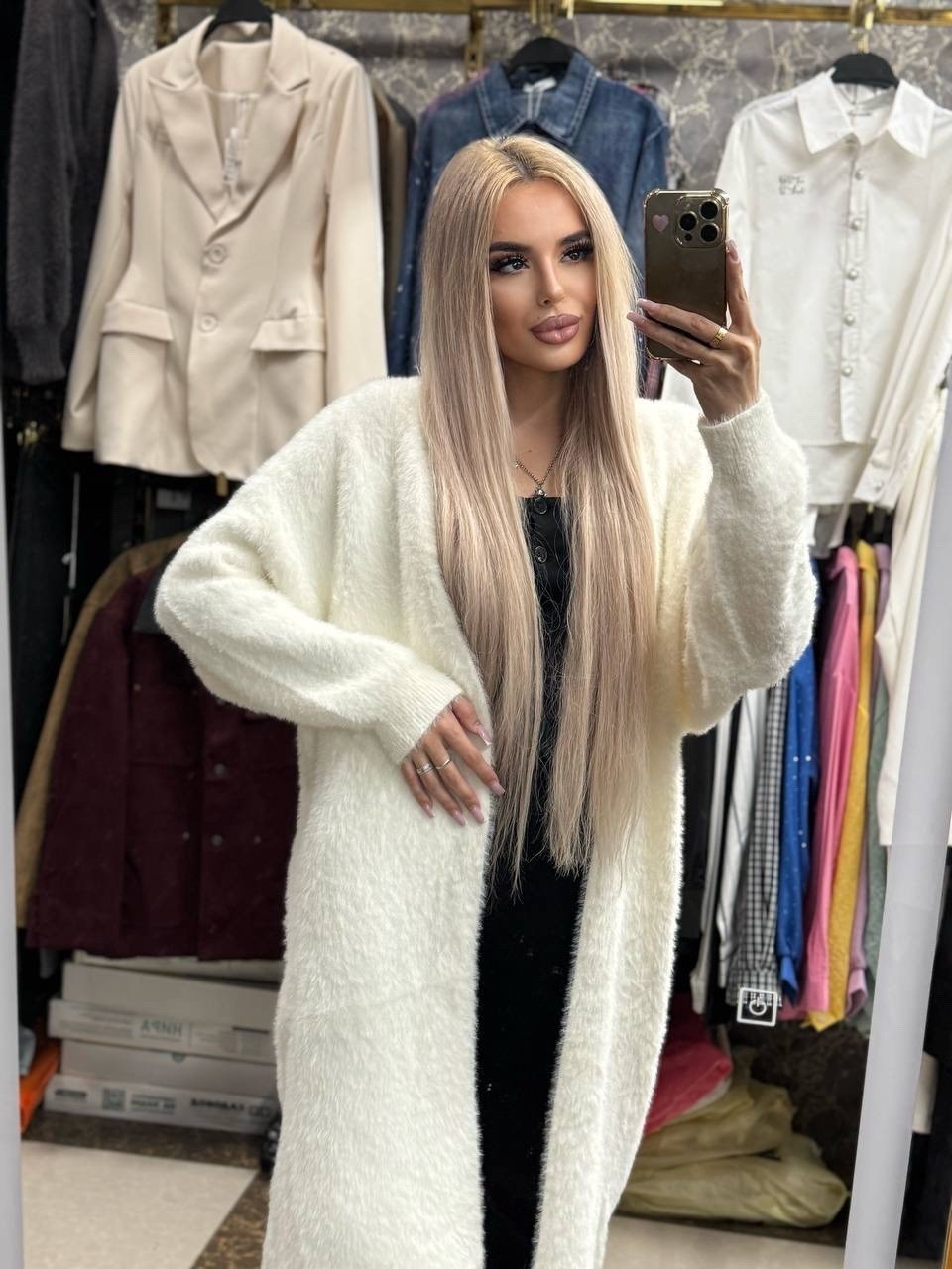 кардиган удлинение kenchin из нежной альпаки,кардиган,пушистый кардиган,кардиган удлинение,кардиган удлиненный