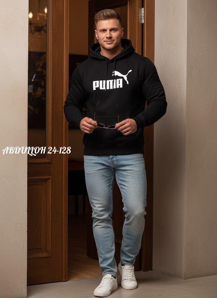 мужская толстовка,мужская кофта,puma толстовка мужская,худи мужская puma,толстовки худи
