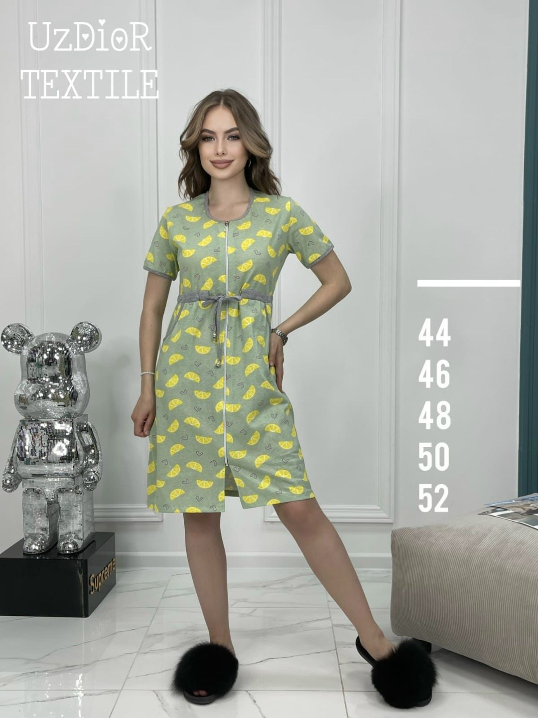 халат женский,халат женский домашний на молнии,женский домашний халат,халат трикотажный,халат домашние