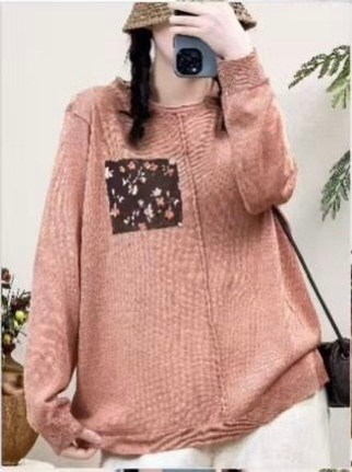 вязаные свитера женские,джемпер бохо,свитер в стиле пэчворк,свитер женский вязаный с круглым вырезом,вязаные свитера