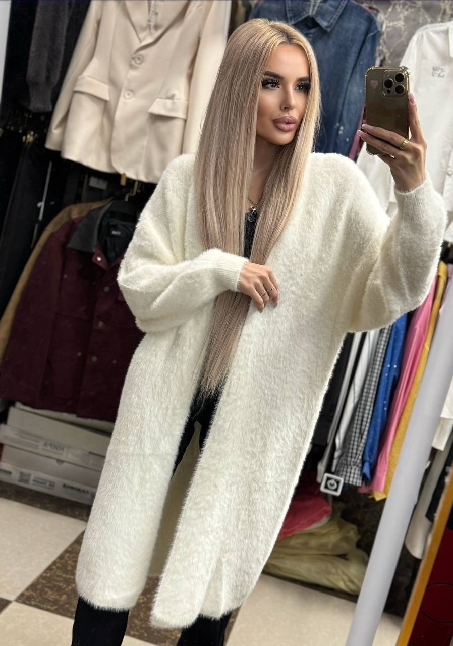 кардиган удлинение kenchin из нежной альпаки,кардиган,пушистый кардиган,кардиган удлинение,кардиган удлиненный