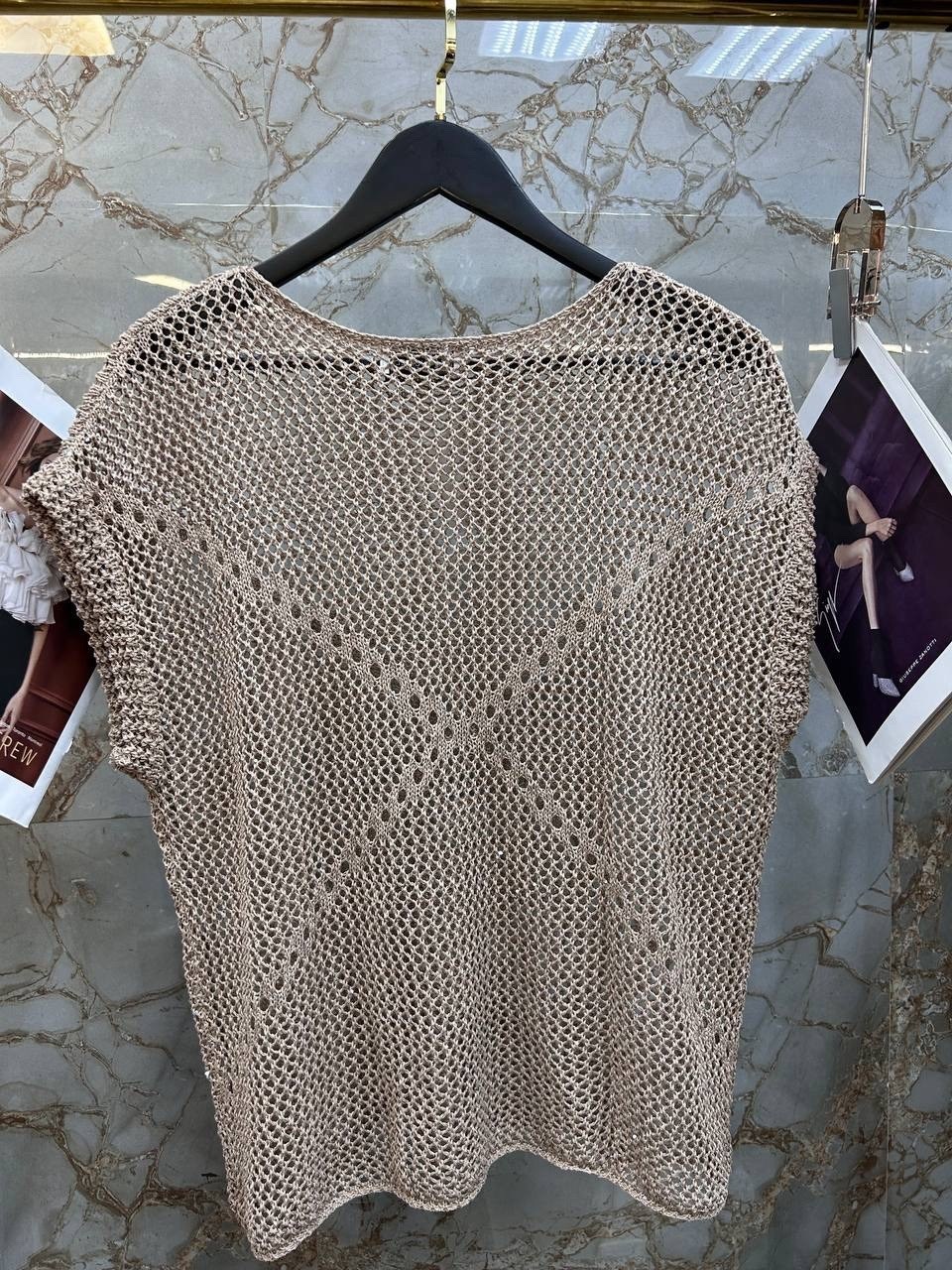 вязаная футболка,бежевый джемпер,вязаный топ,вязаные свитера,женские вязаные свитера