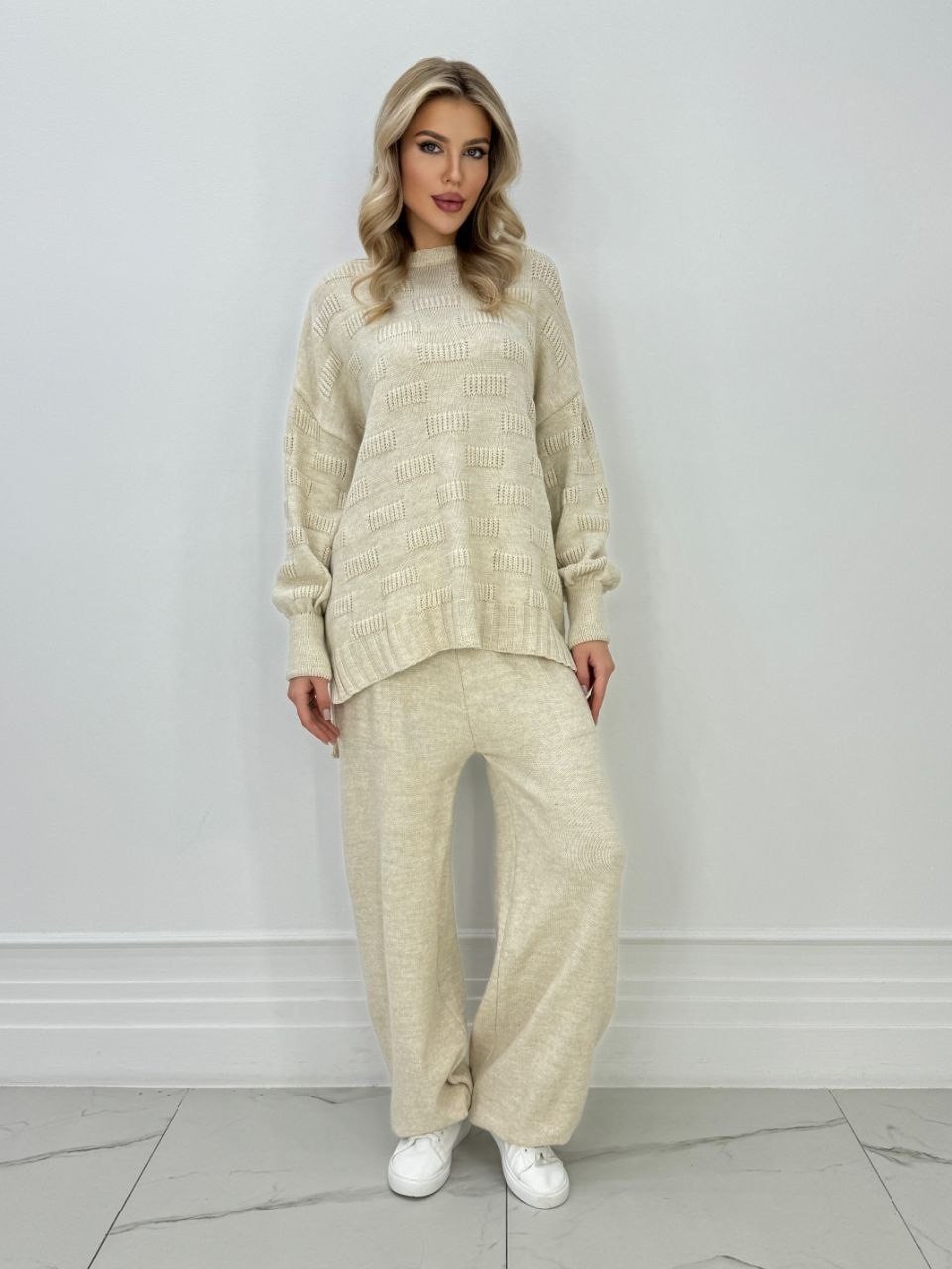 костюм с брюками теплый вязаный,вязаные костюмы,костюм трикотажный,женский вязаный костюм,костюм с брюками
