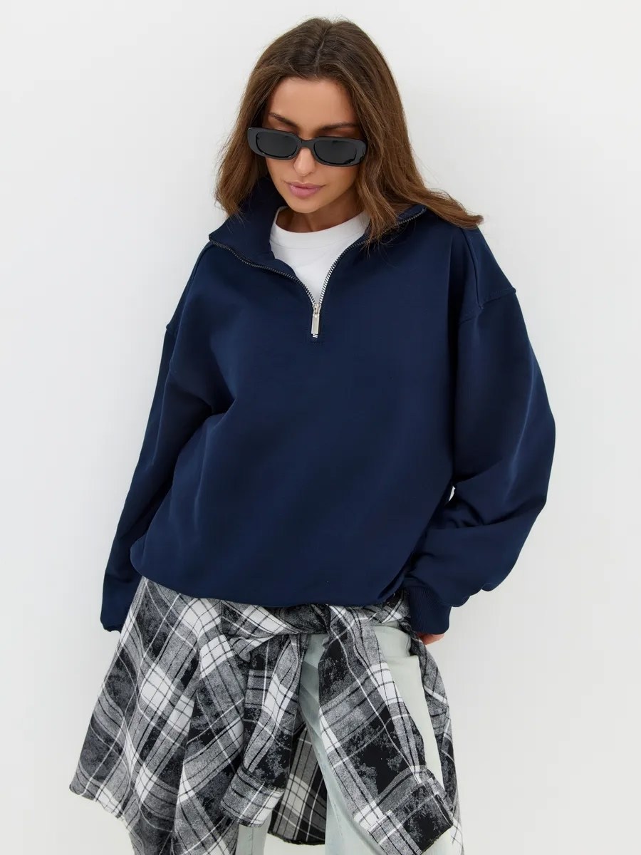 свитшот женская,голубой джемпер,cвитшот оверсайз,свитшот,женское толстовка