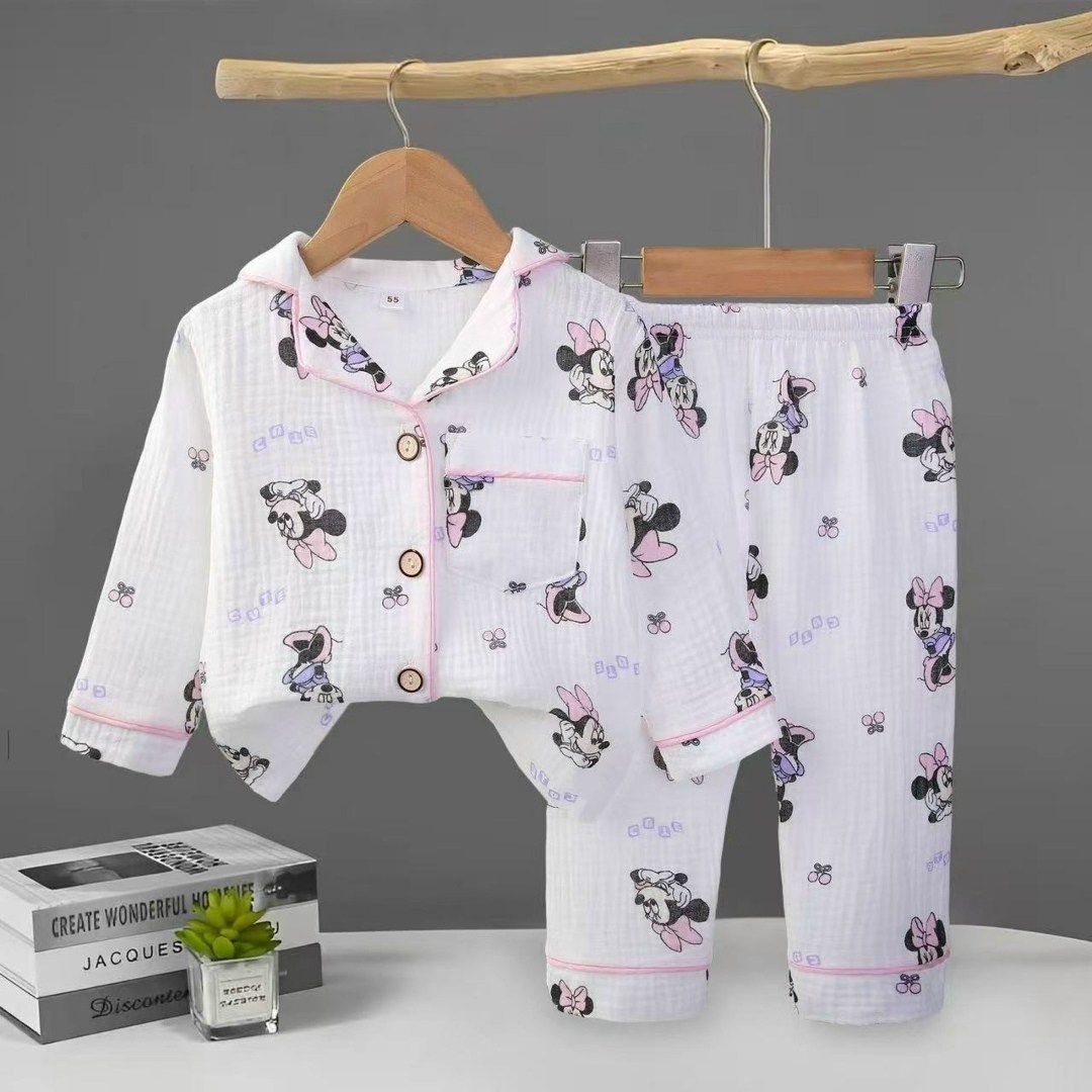 детская муслиновая пижама,детская пижама из муслина,пижама для девочек детская,пижама для малыша,детская пижама