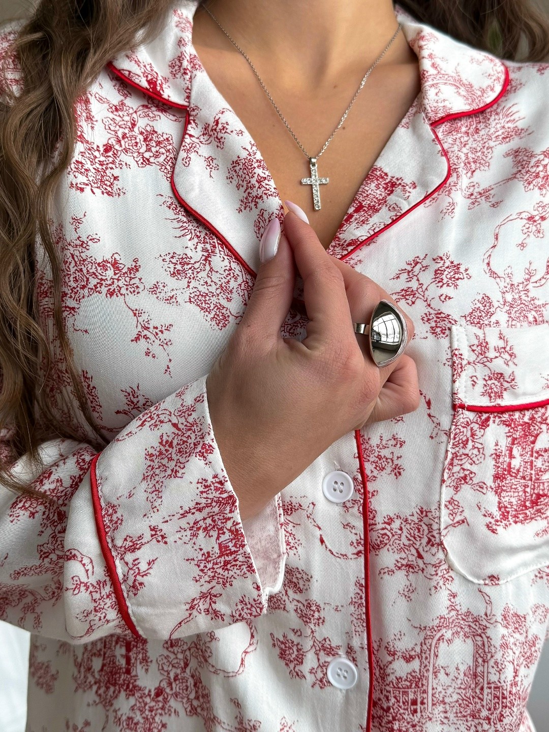 пижама женская,пижама mia-amore 4516 "charlotte",пижама для женщин,пижама из натурального шелка,пижама с брюками женская