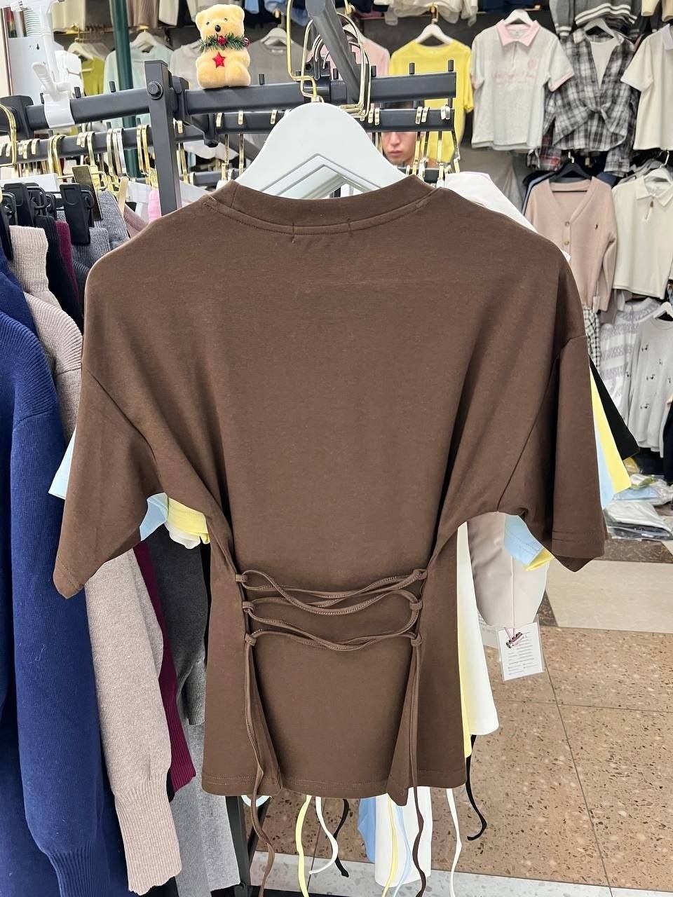 футболка шоколадного цвета,футболка базовая,женская футболка,футболка,коричневая футболка