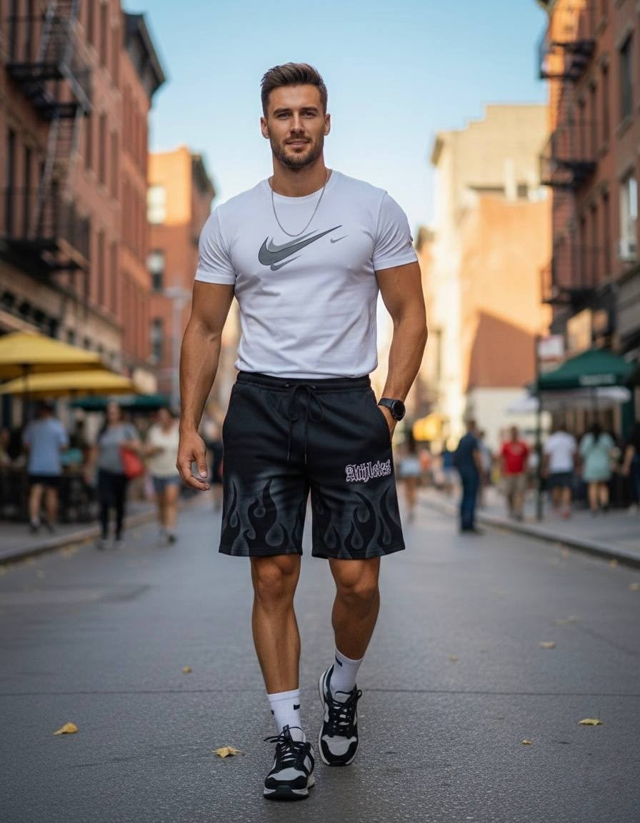 летний мужской стиль,мода мужская,мужская мода,летние луки мужские спортивные,спортивные шорты мужские