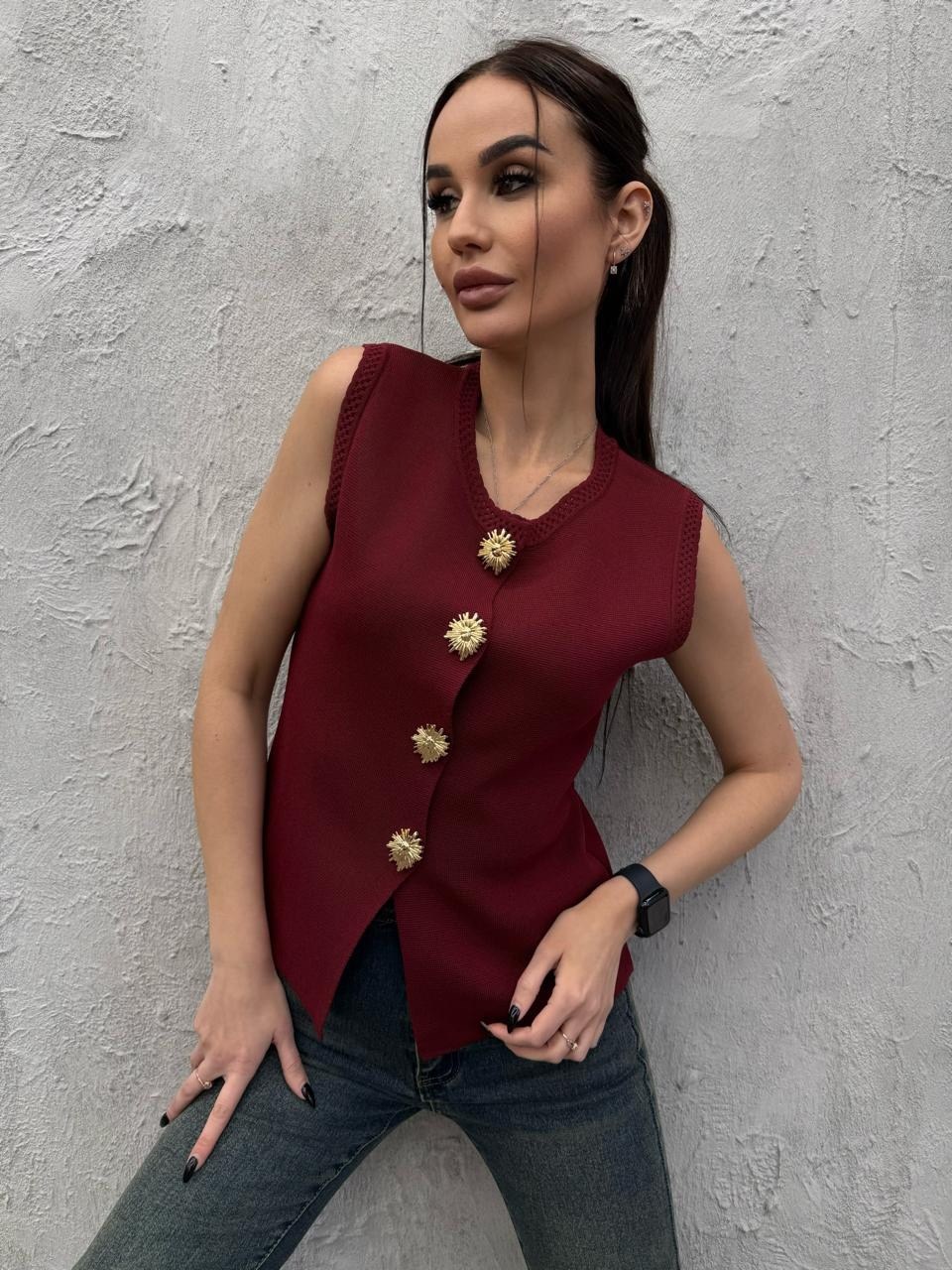 жилет трикотажный,жилет,вязаные жилеты,жилетка,жилет на пуговицах