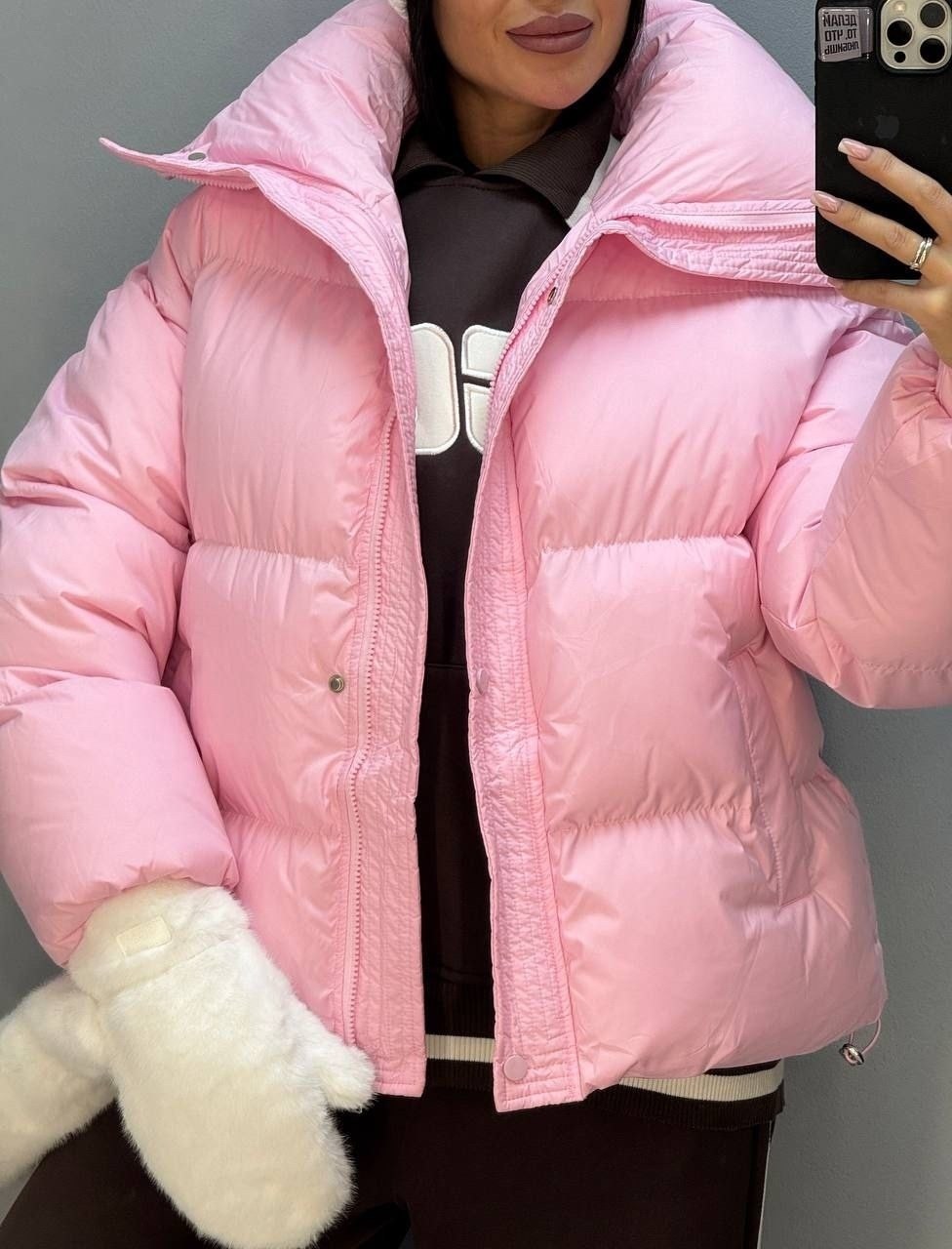 женский пуховик,пуховик,куртка пуховик,стеганый пуховик,пуховик монклер красный