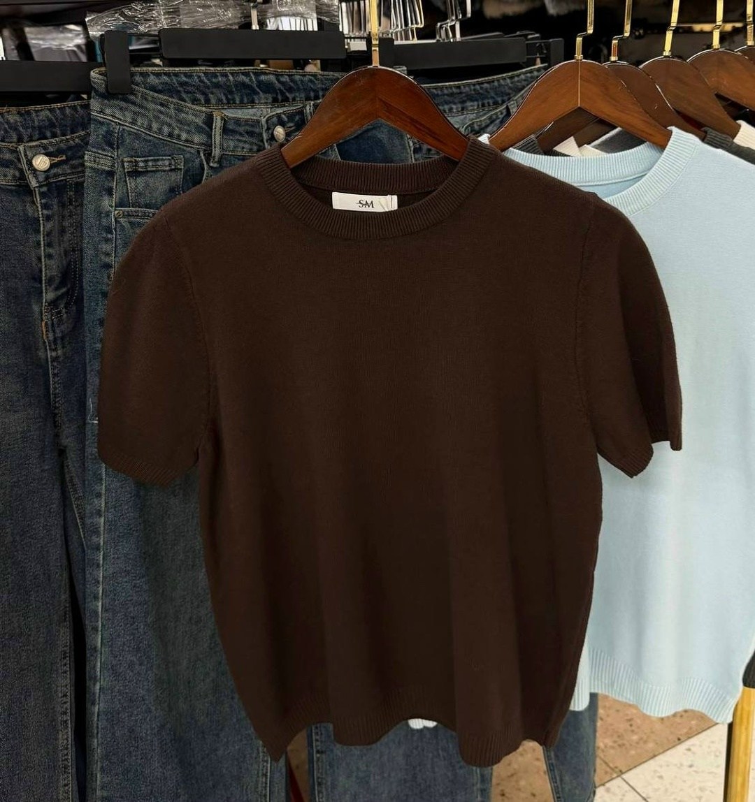 футболки женская,трикотажный джемпер,футболки базовая,коричневая футболка,коричневая футболка женская