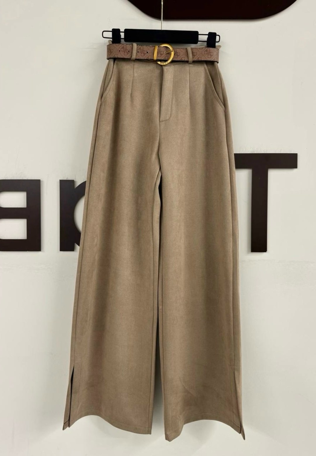 женские брюки палаццо из премиальной искусственной замши zone16,широкие брюки,вельветовые брюки широкие с высокой талией,брюки женские широкие,брюки палаццо