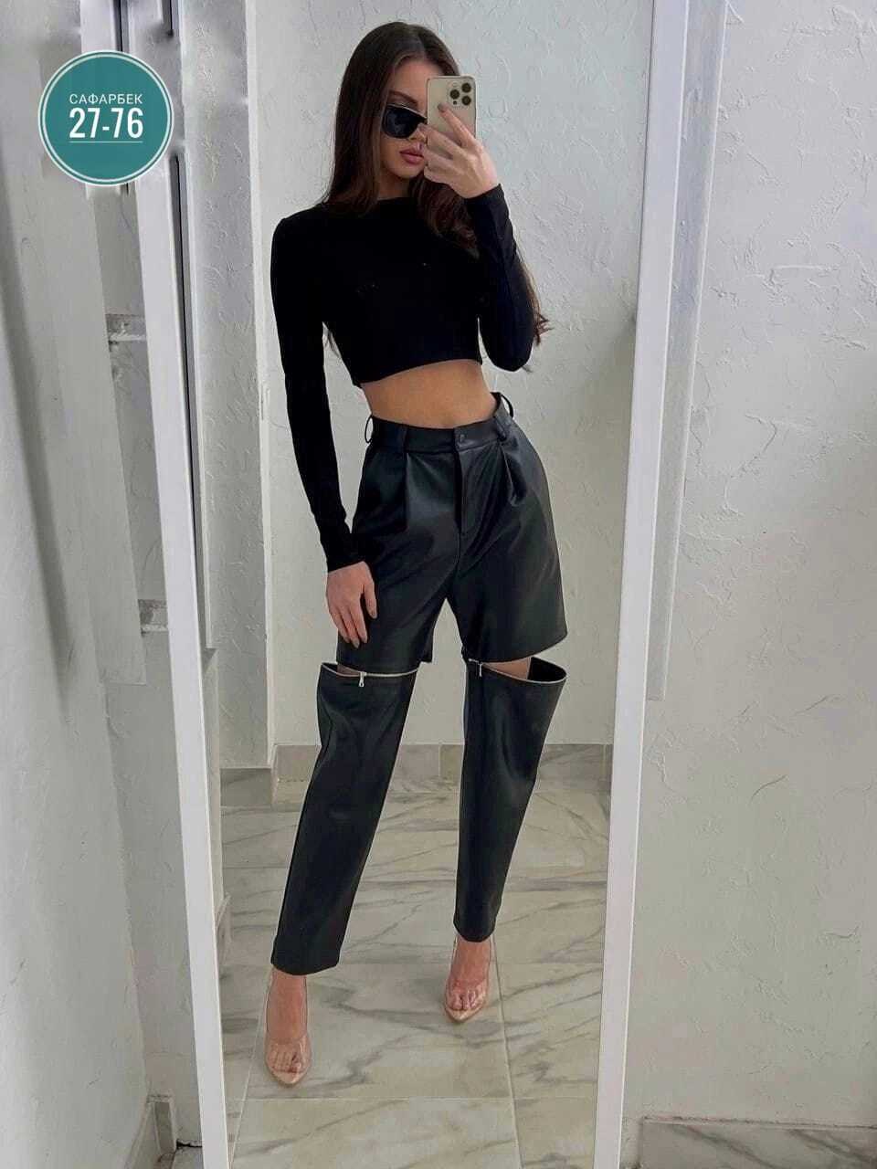 женский брюки,женские штаны, ,штаны кожаные