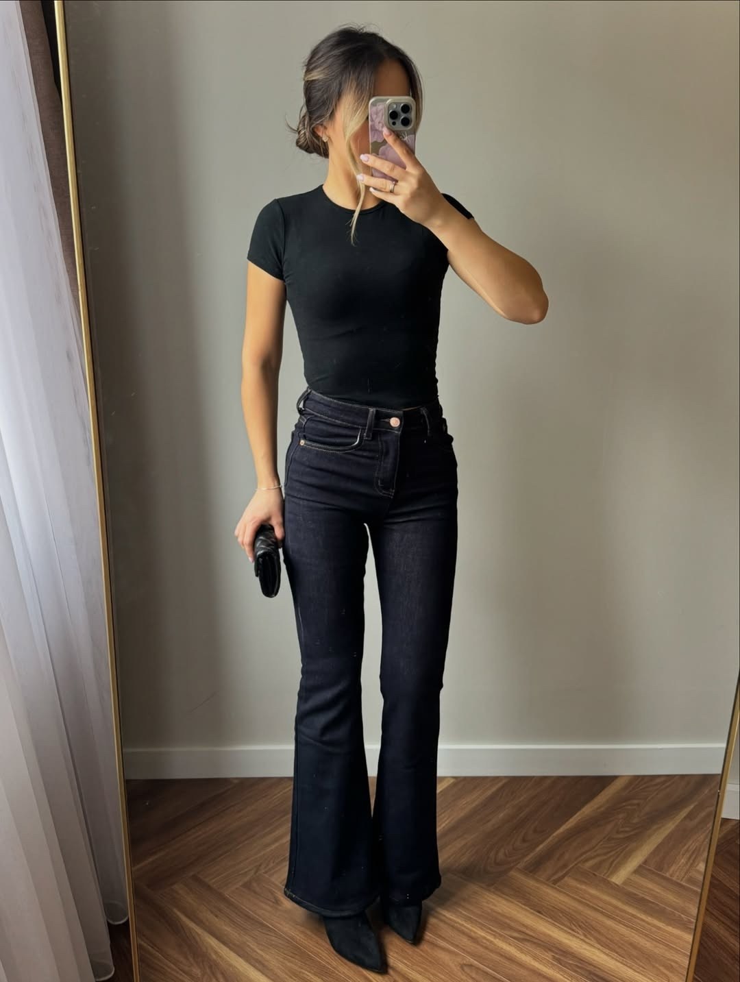 женские джинсы клеш,джинсы стиль,черные джинсы клеш,брюки клеш