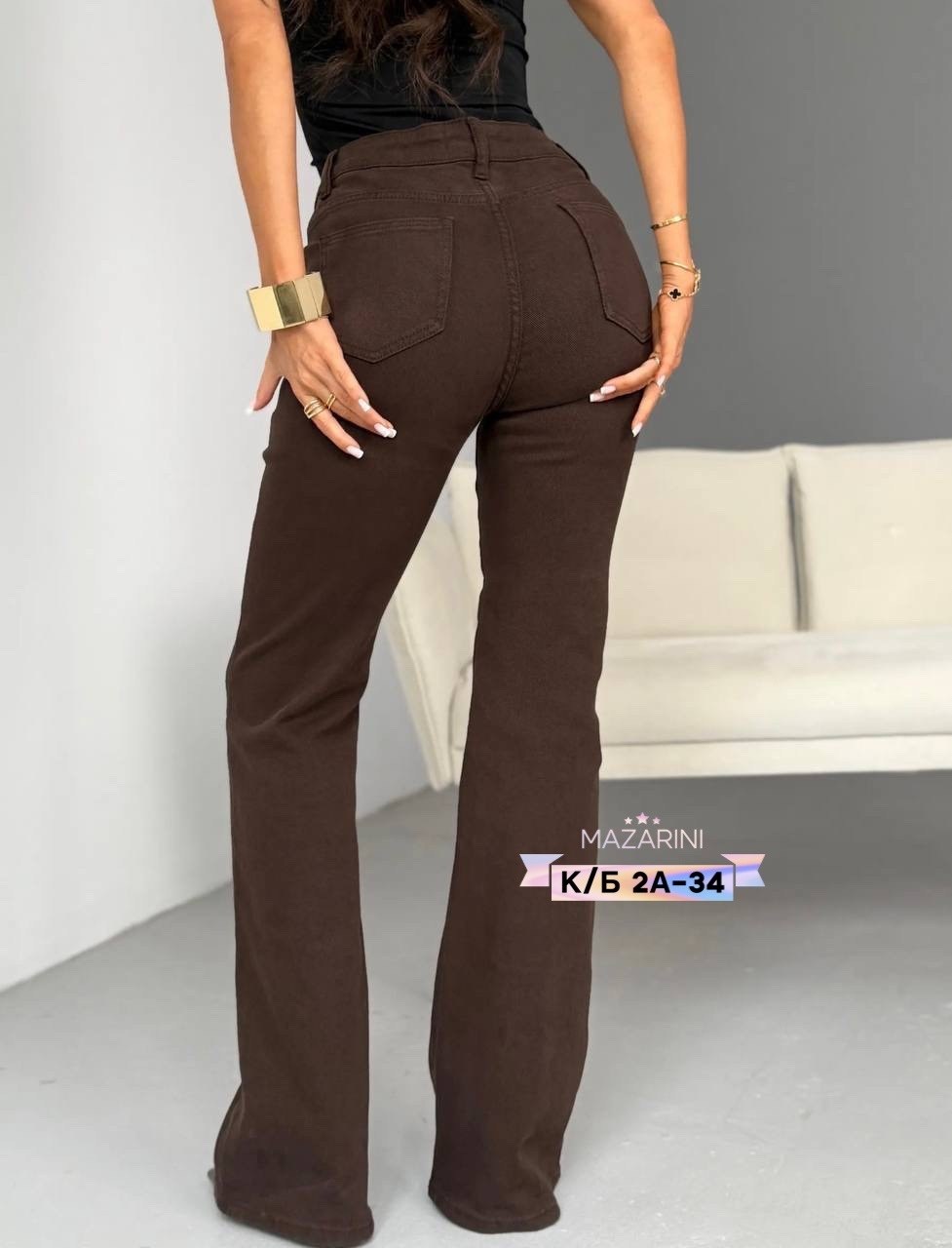 женские брюки - клеш,женские брюки,женские брюки - клеш темно-коричневые,брюки клеш,брюки женские от производителей оптом