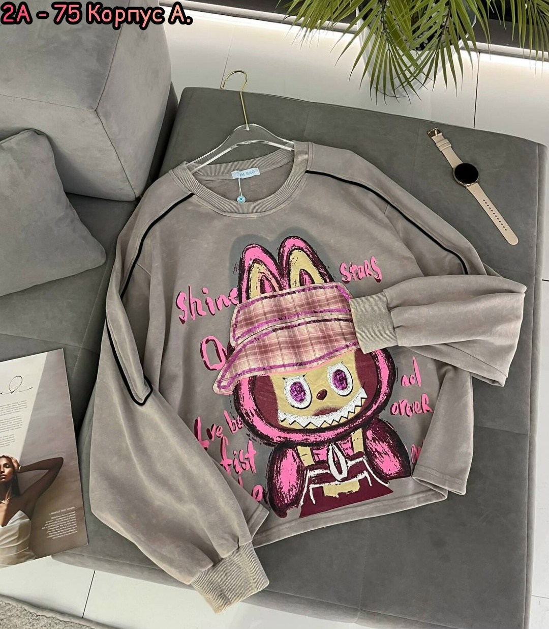 кофта женская,свитшот женский,свитшот и толстовка,свитшот толстовка оверсайз микки маус со стразами,кофта хб