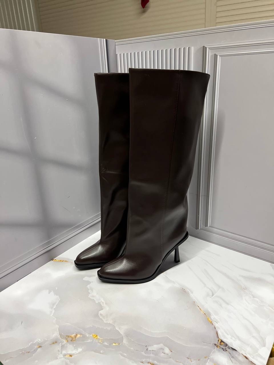 сапоги женские,сапоги до колена на высоком каблуке с острым носком,сапоги,высокие сапоги,