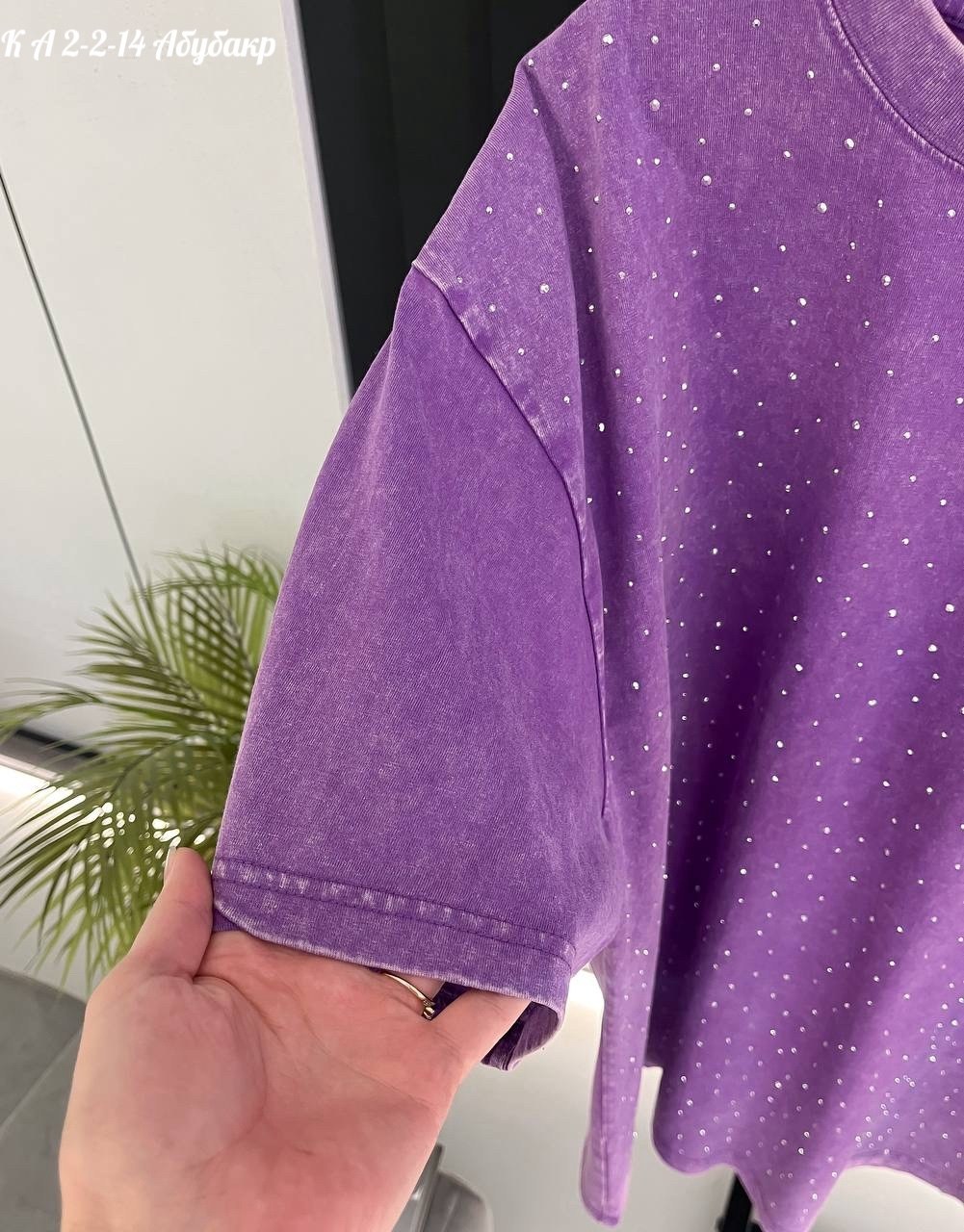 футболка женская варенка оверсайз,футболка оверсайз со стразам,женская футболка оверсайз,футболка оверсайз варенка со стразами серая варенка micca,футболочка в стиле оверсайз