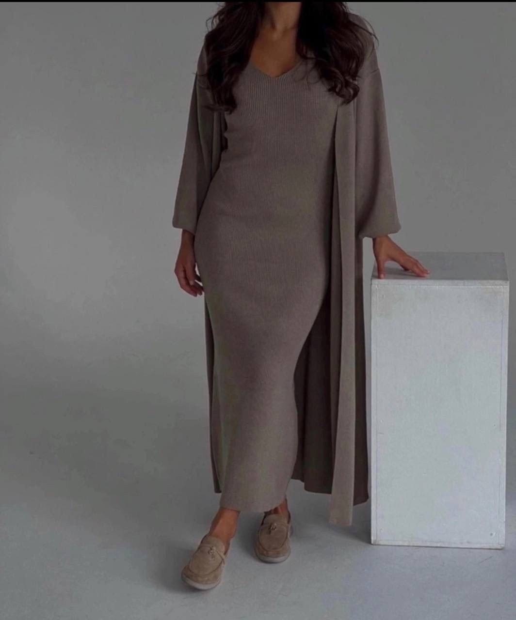 платье накидка,платье лапша длинное с кардиганом,трикотажное платье,платье женское