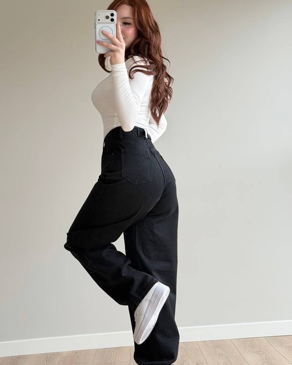 женские джинсы с высокой талией,джинсы черные широкие,штаны джинсы,jupaopao-женские джинсы с высокой талией,женские джинсы
