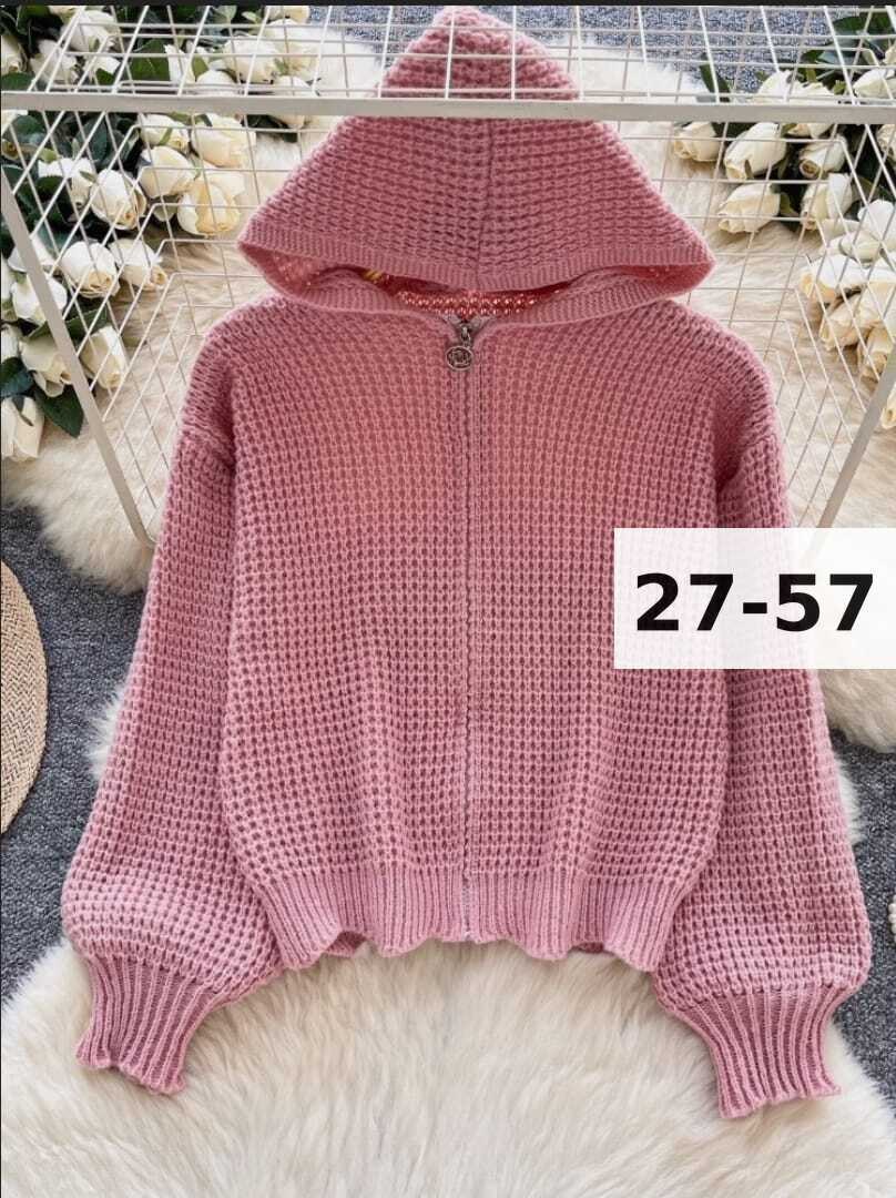 кофта женская,кофта кардиган,свитера с капюшоном,кофта вязанная,кофта свитер